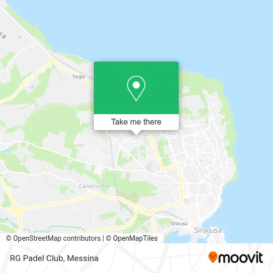 RG Padel Club map