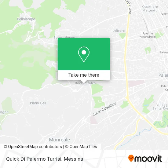 Quick Di Palermo Turrisi map