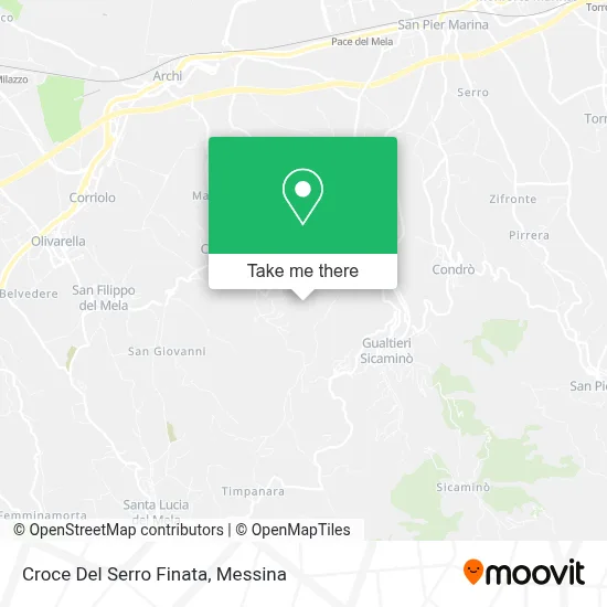 Croce Del Serro Finata map
