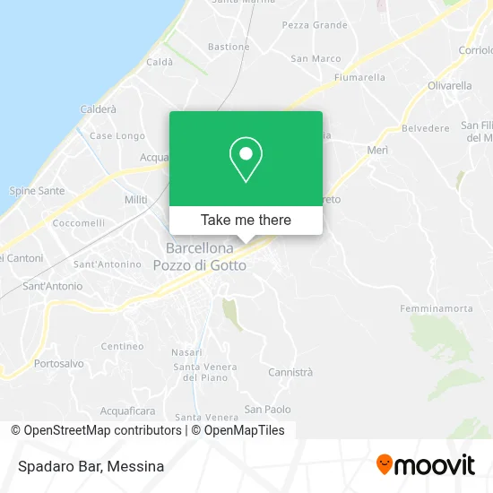 Spadaro Bar map