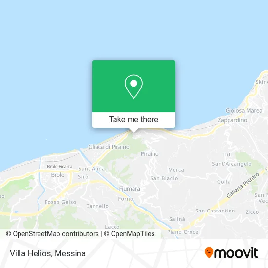 Villa Helios map