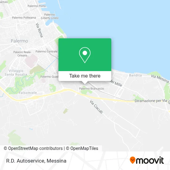 R.D. Autoservice map