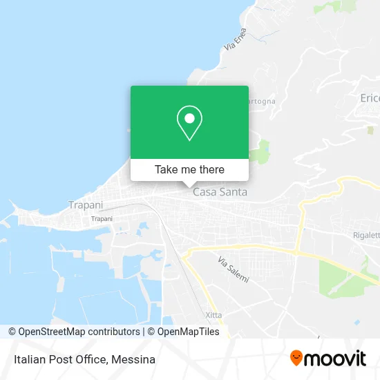 Italian Post Office map