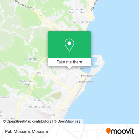 Pub Messina map