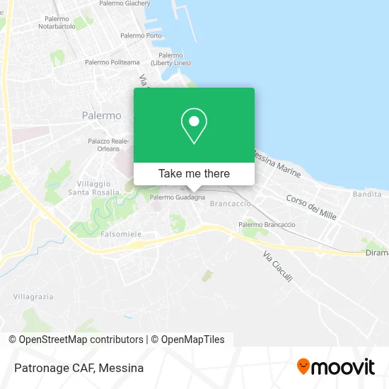 Patronage CAF map