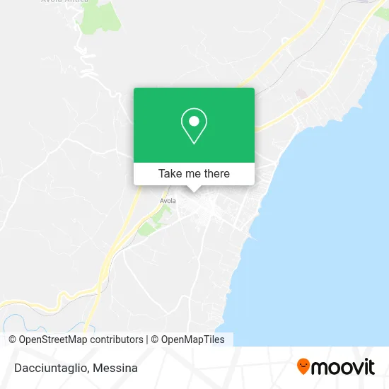 Dacciuntaglio map