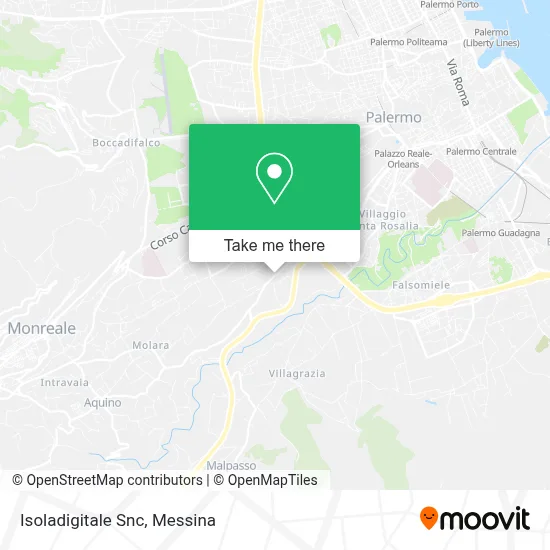 Isoladigitale Snc map