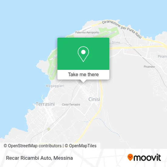 Recar Ricambi Auto map