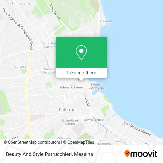 Beauty And Style Parrucchieri map