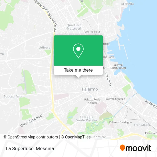 La Superluce map