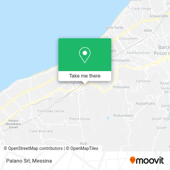 Palano Srl map