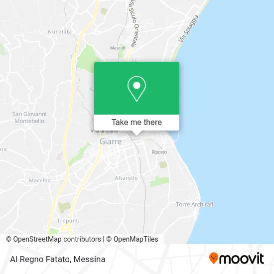 Al Regno Fatato map