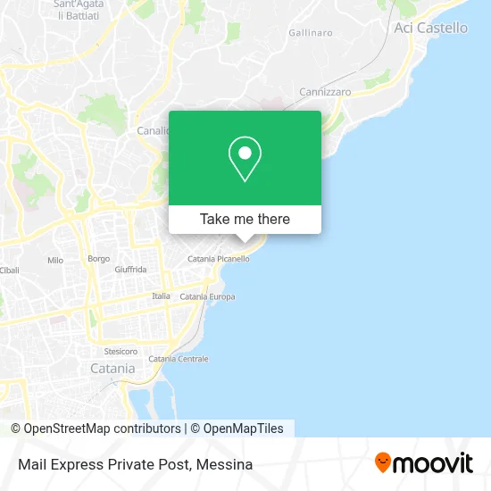 Mail Express Private Post map