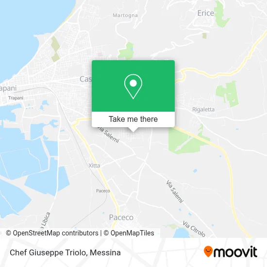 Chef Giuseppe Triolo map