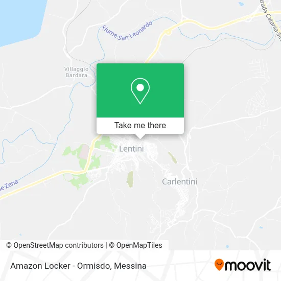 Amazon Locker - Ormisdo map
