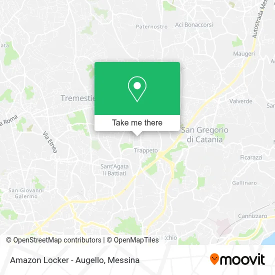 Amazon Locker - Augello map