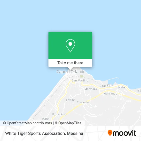 White Tiger Sports Association map