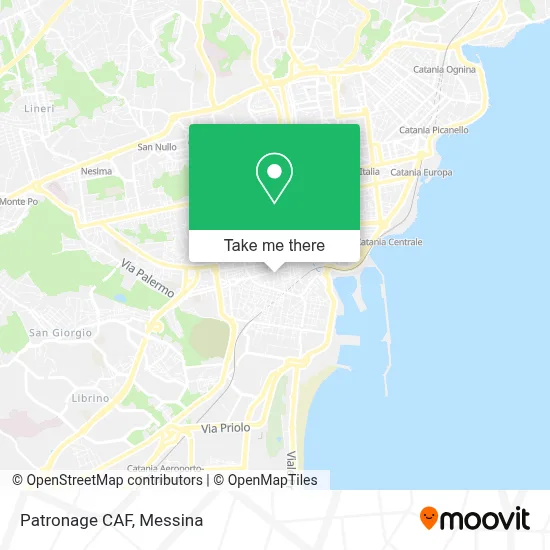 Patronage CAF map