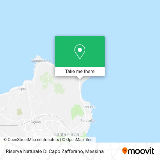 Riserva Naturale Di Capo Zafferano map