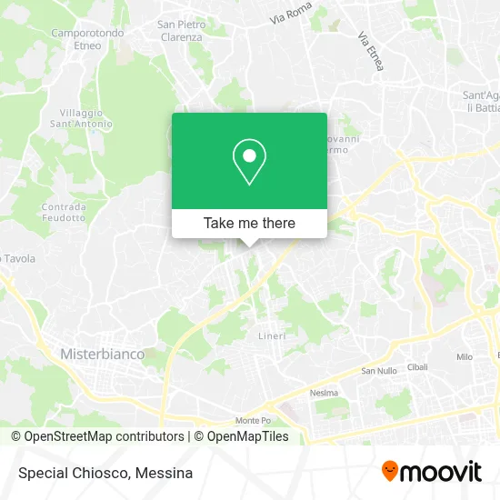 Special Chiosco map