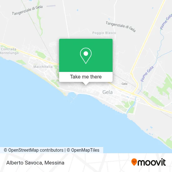 Alberto Savoca map