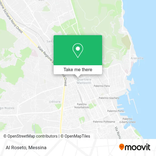 Al Roseto map