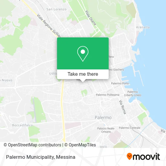 Palermo Municipality map