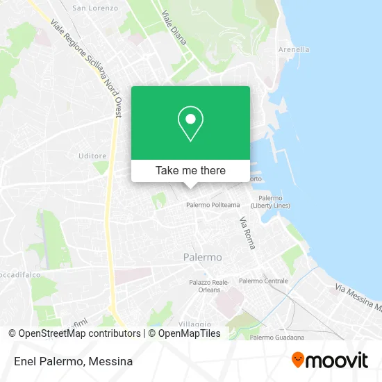 Enel Palermo map