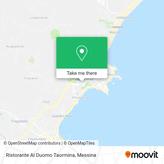 Ristorante Al Duomo Taormina map