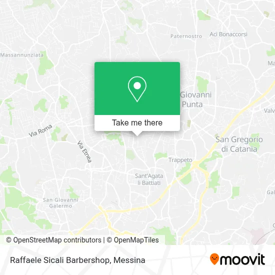 Raffaele Sicali Barbershop map
