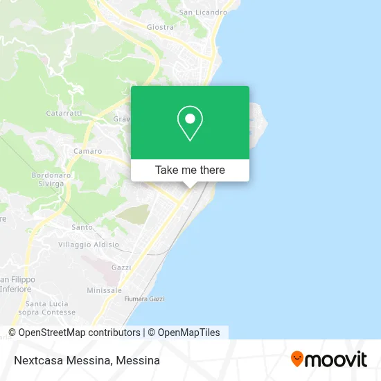 Nextcasa Messina map