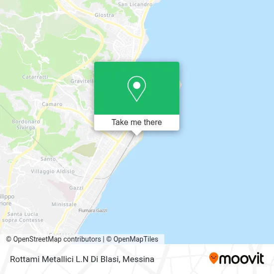 Rottami Metallici L.N Di Blasi map