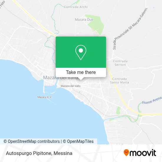 Autospurgo Pipitone map