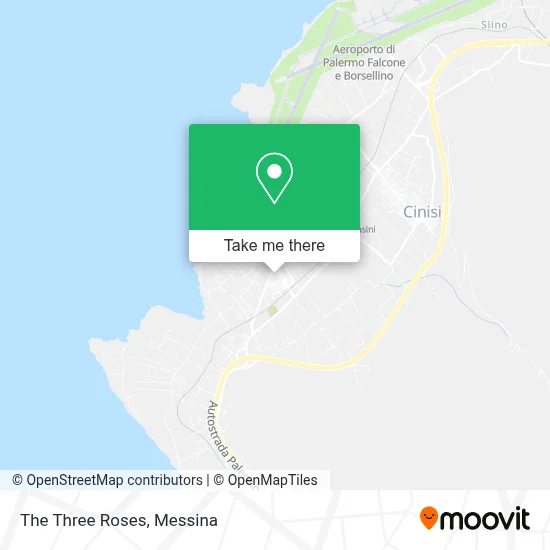 The Three Roses map