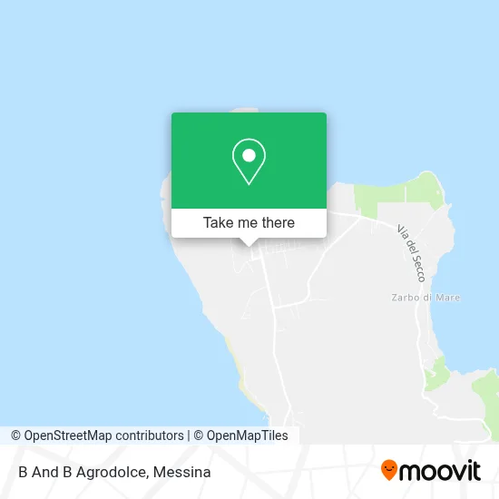 B And B Agrodolce map