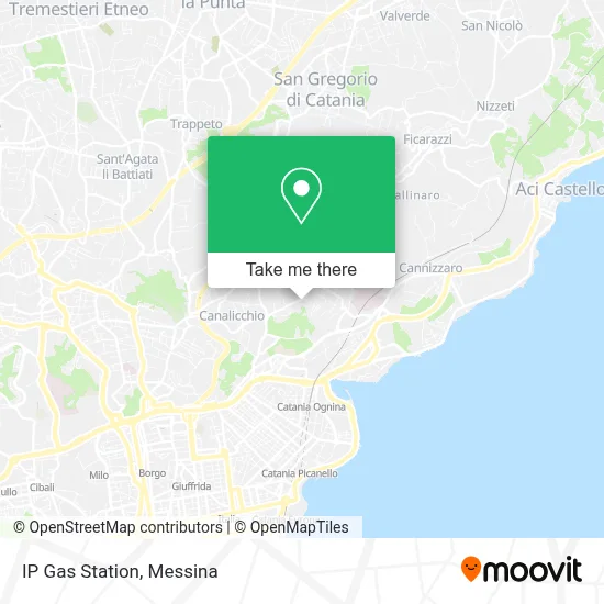 IP Gas Station map