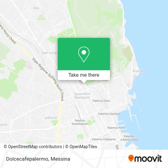 Dolcecafepalermo map