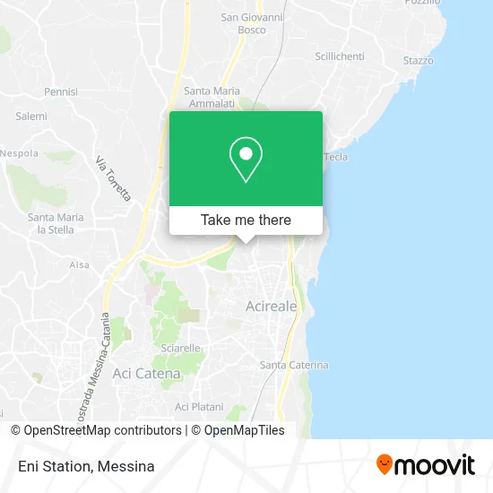 Eni Station map