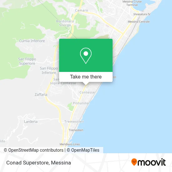 Conad Superstore map