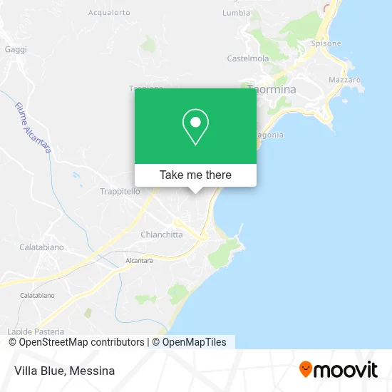Villa Blue map