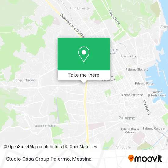 Studio Casa Group Palermo map