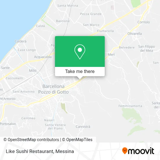 Like Sushi Restaurant map
