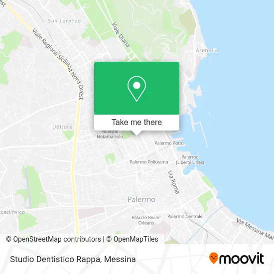 Studio Dentistico Rappa map
