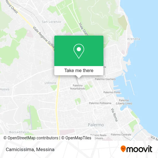 Camicissima map