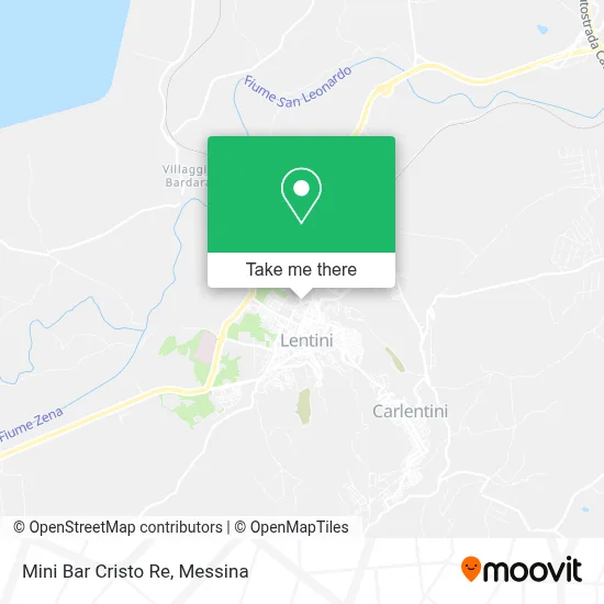 Mini Bar Cristo Re map