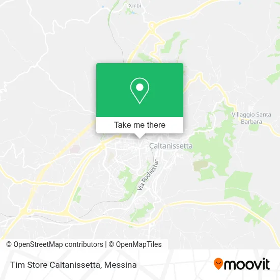Tim Store Caltanissetta map