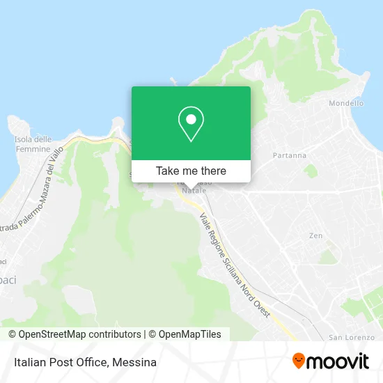 Italian Post Office map
