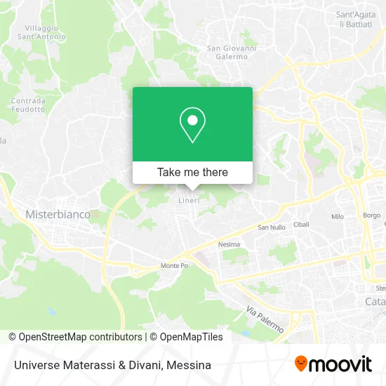 Universe Materassi & Divani map