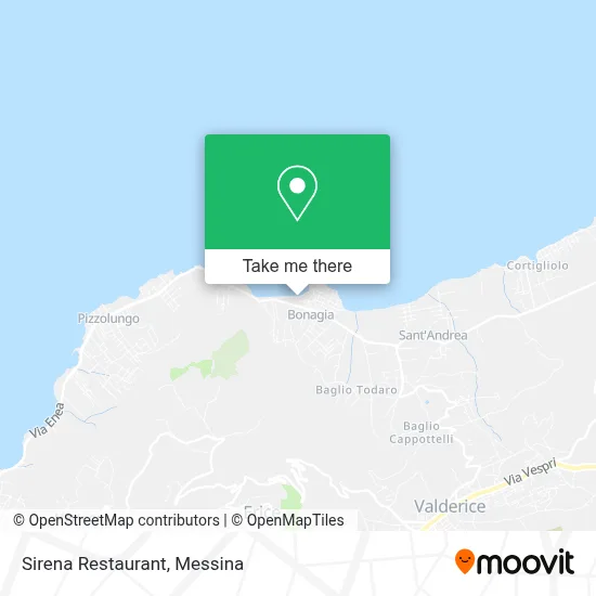 Sirena Restaurant map