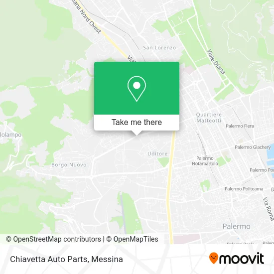 Chiavetta Auto Parts map